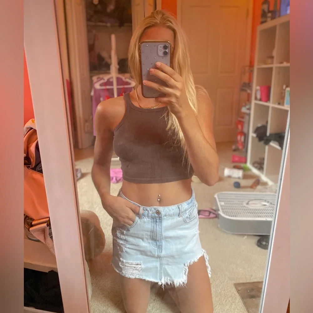 denim skirt - Picture 1 of 4